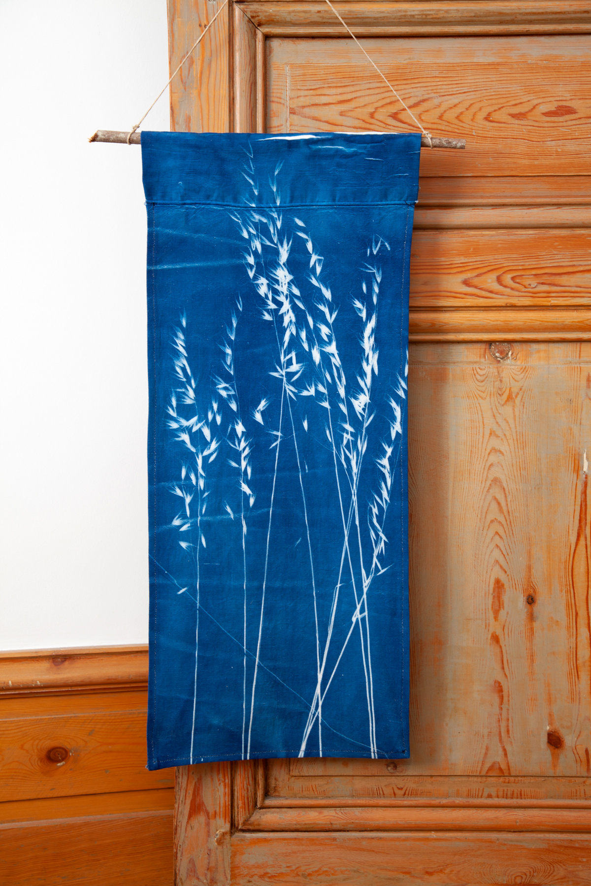 cyanotype, kakemono, décoration murale