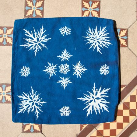 Coussin Collection ROSACE Bouton d'or 12