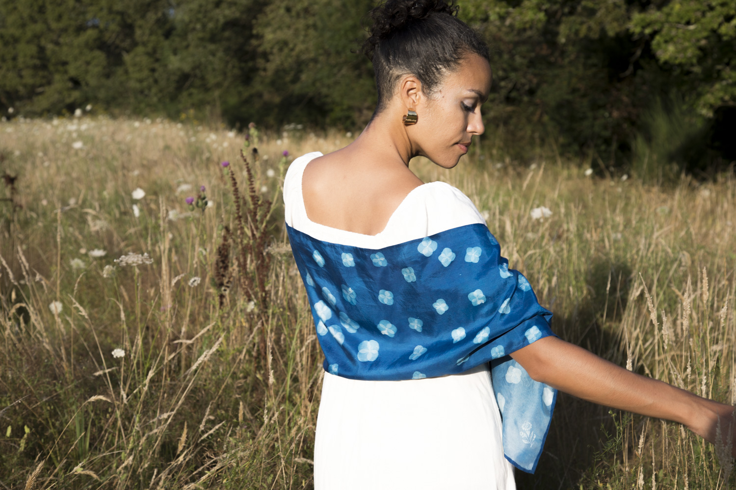 FOULARD Collection Végétale Hortensia 1 – Image 12